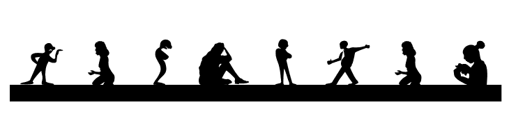 SilhouettesSocledTwo  Free Fonts Download