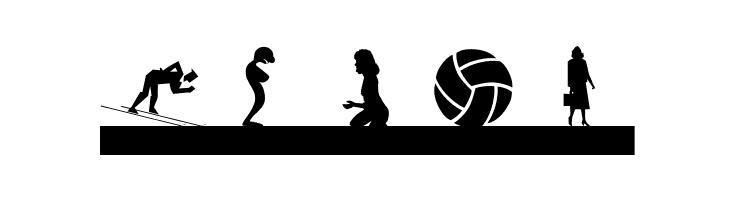 SilhouettesSocledTwo  Free Fonts Download