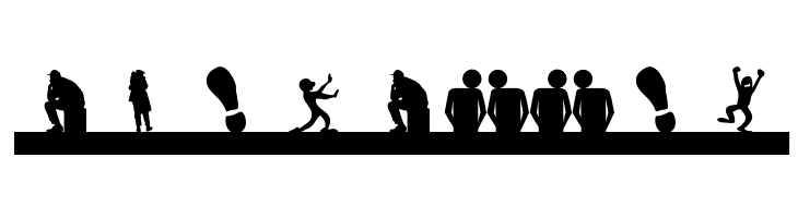 SilhouettesSocledTwo  Free Fonts Download