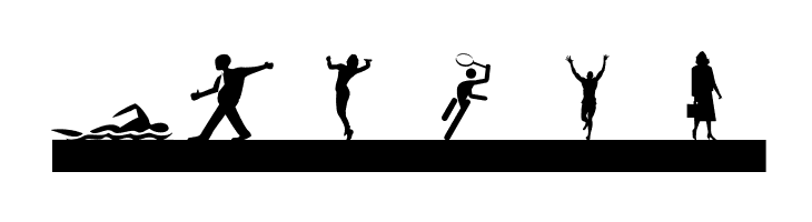 SilhouettesSocledTwo  Free Fonts Download