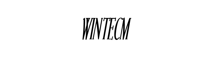 Echelon Condensed Italic  Free Fonts Download