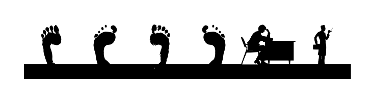 SilhouettesSocled  Free Fonts Download