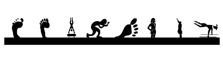 SilhouettesSocled  Free Fonts Download