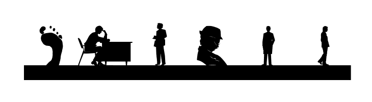 SilhouettesSocled  Free Fonts Download