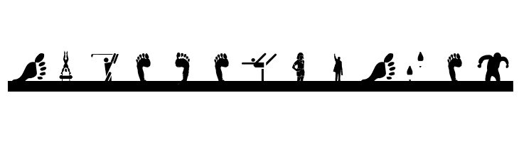 SilhouettesSocled  Free Fonts Download