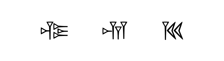 persische Keilschrift  Free Fonts Download