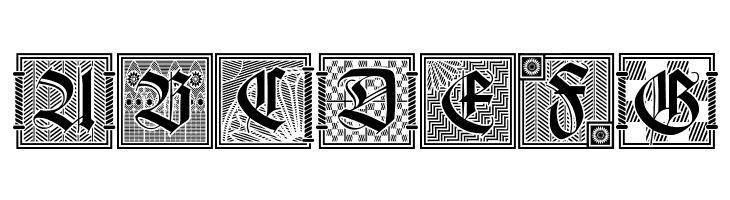 Holzschnitt-Initialen  Free Fonts Download