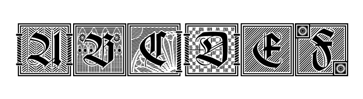 Holzschnitt-Initialen  Free Fonts Download