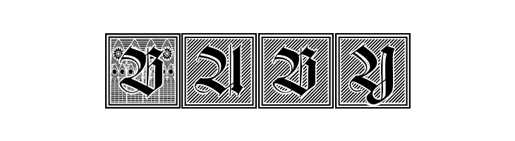 Holzschnitt-Initialen  Free Fonts Download