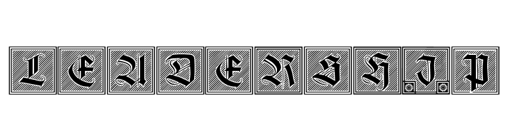 Holzschnitt-Initialen  Free Fonts Download