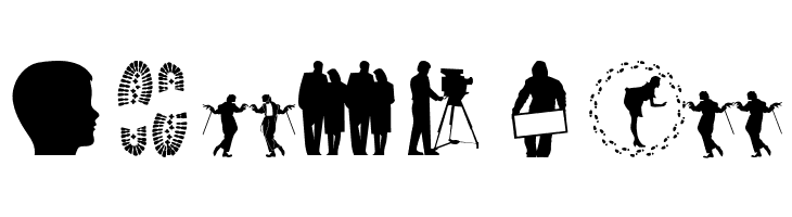 Silhouettes03  Free Fonts Download