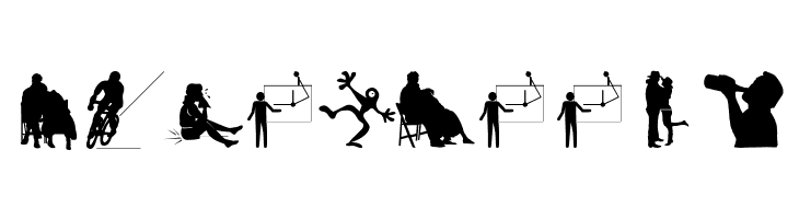 Silhouettes03  Free Fonts Download
