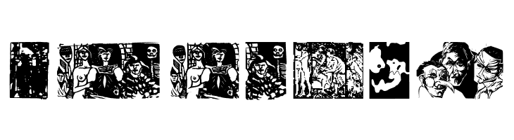 HolzSchnitte  Free Fonts Download