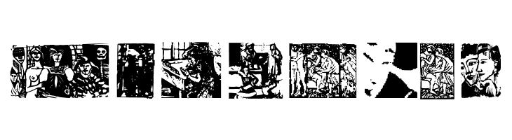 HolzSchnitte  Free Fonts Download