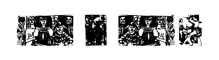 HolzSchnitte  Free Fonts Download