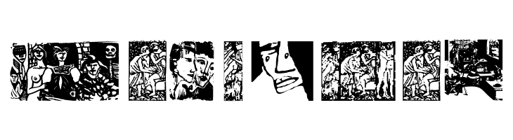 HolzSchnitte  Free Fonts Download