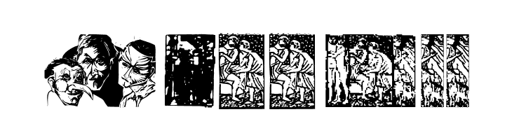 HolzSchnitte  Free Fonts Download