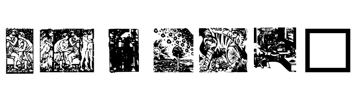 HolzSchnitte  Free Fonts Download