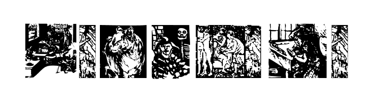 HolzSchnitte  Free Fonts Download