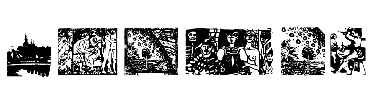 HolzSchnitte  Free Fonts Download