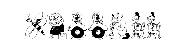 SpaceBeingsTwo  Free Fonts Download