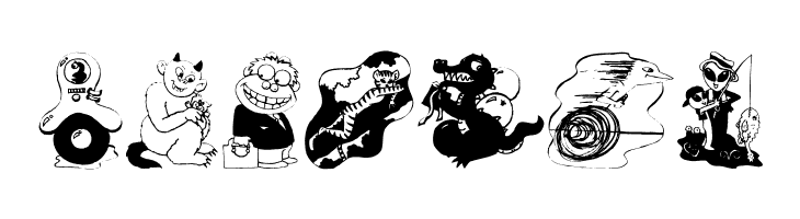 SpaceBeingsTwo  Free Fonts Download