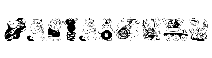 SpaceBeingsTwo  Free Fonts Download