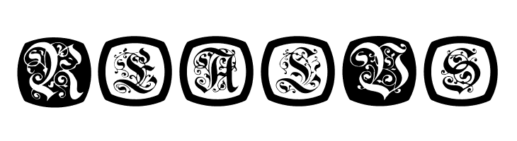 FrakturNitials  Free Fonts Download