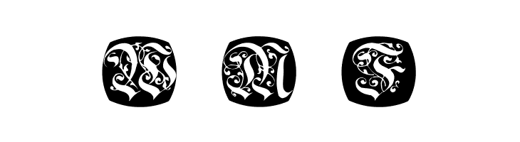 FrakturNitials  Free Fonts Download