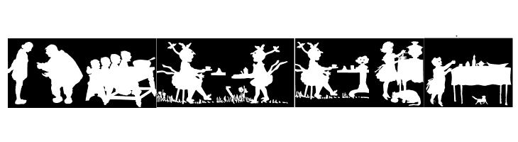 SilhouetteSquaresInvers  Free Fonts Download