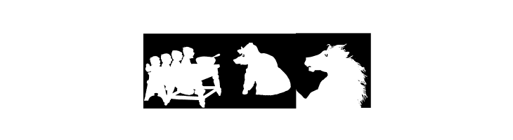 SilhouetteSquaresInvers  Free Fonts Download