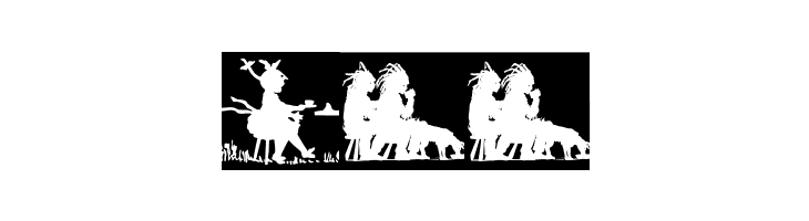 SilhouetteSquaresInvers  Free Fonts Download