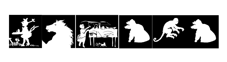 SilhouetteSquaresInvers  Free Fonts Download