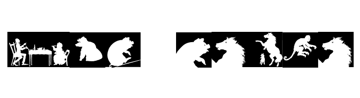 SilhouetteSquaresInvers  Free Fonts Download