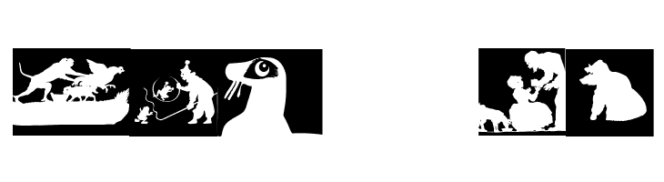 SilhouetteSquaresInvers  Free Fonts Download