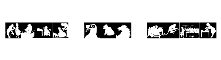 SilhouetteSquaresInvers  Free Fonts Download