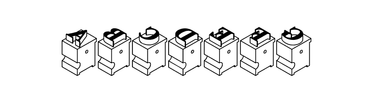 LeadTypeRightInked  Free Fonts Download