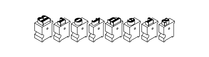 LeadTypeRightInked  Free Fonts Download