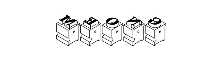 LeadTypeRightInked  Free Fonts Download