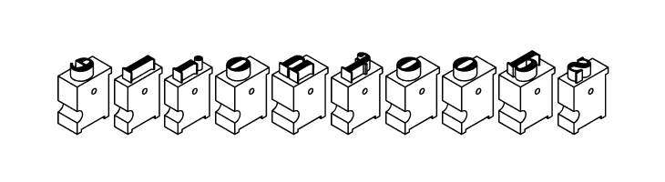 LeadTypeRightInked  Free Fonts Download