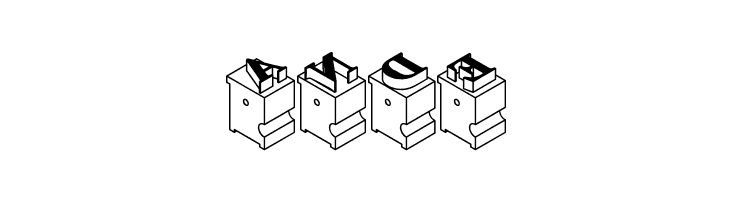 LeadTypeLeftInked  Free Fonts Download