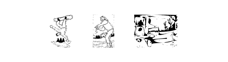 WintersAbstract  Free Fonts Download