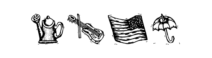 WoodcutsOne  Free Fonts Download