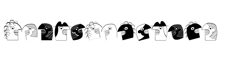 MKartoonKoepfe  Free Fonts Download