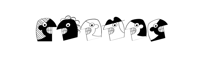 MKartoonKoepfe  Free Fonts Download