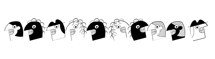 MKartoonKoepfe  Free Fonts Download