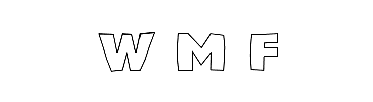 ChunkoBlockoOutlineHeavy  Free Fonts Download