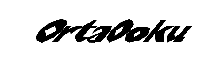 ChunkoBlockoSlantedWild  Free Fonts Download