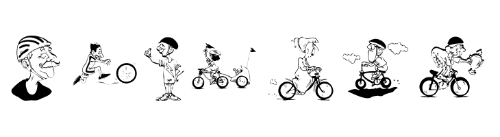 Bikers  Free Fonts Download