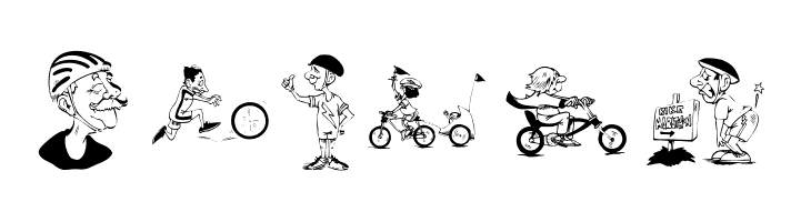 Bikers  Free Fonts Download